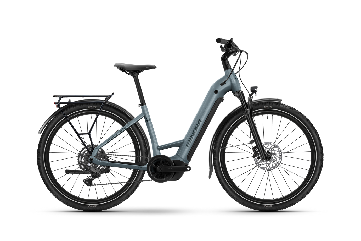 WINORA Yucatan X9 Low E-Bike in lush glacier glossy